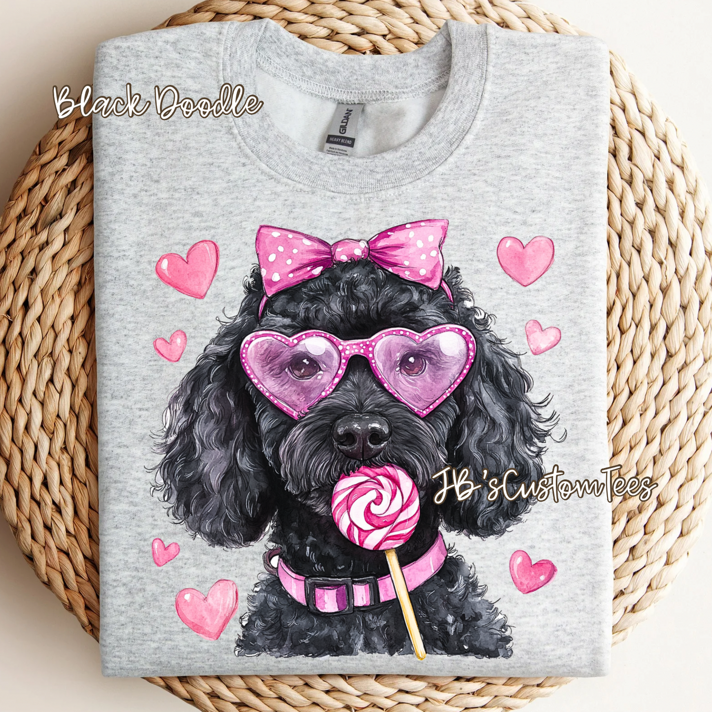 Dog Valentine Sweatshirt