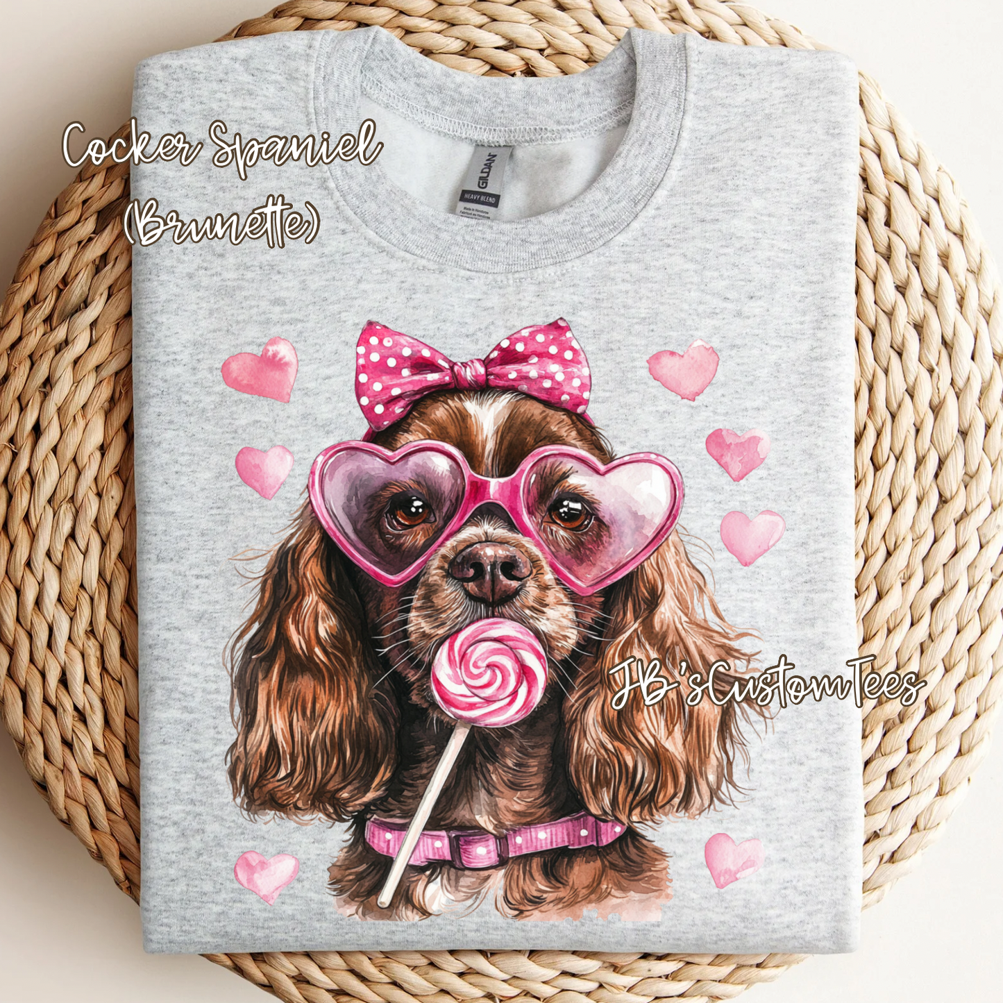 Dog Valentine Sweatshirt