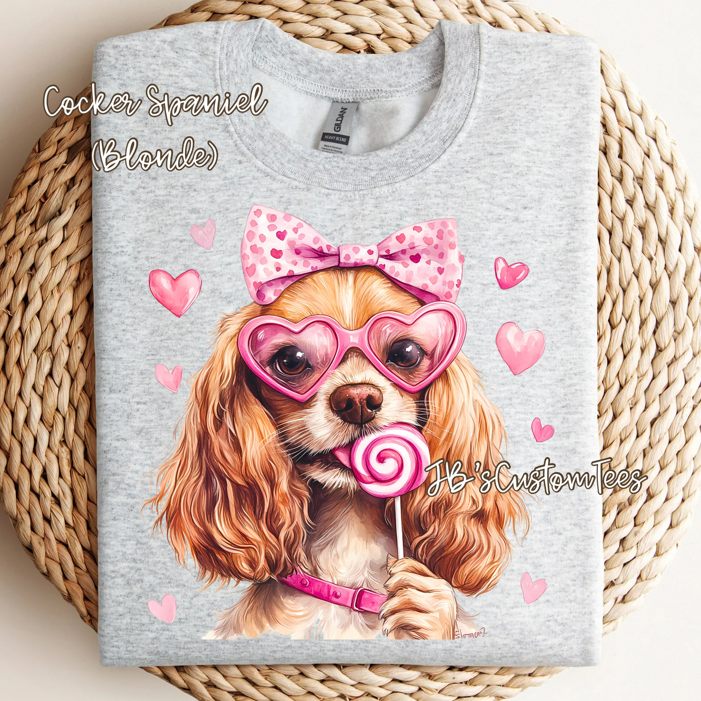 Dog Valentine Sweatshirt