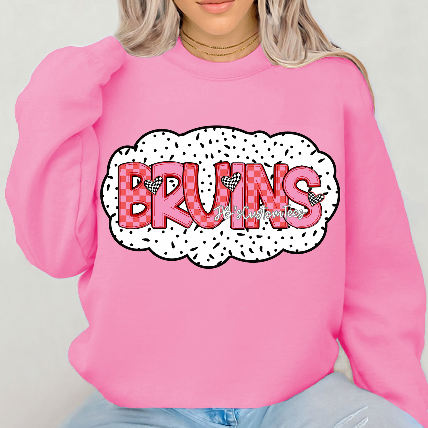Bruins Checkered Valentine’s Day