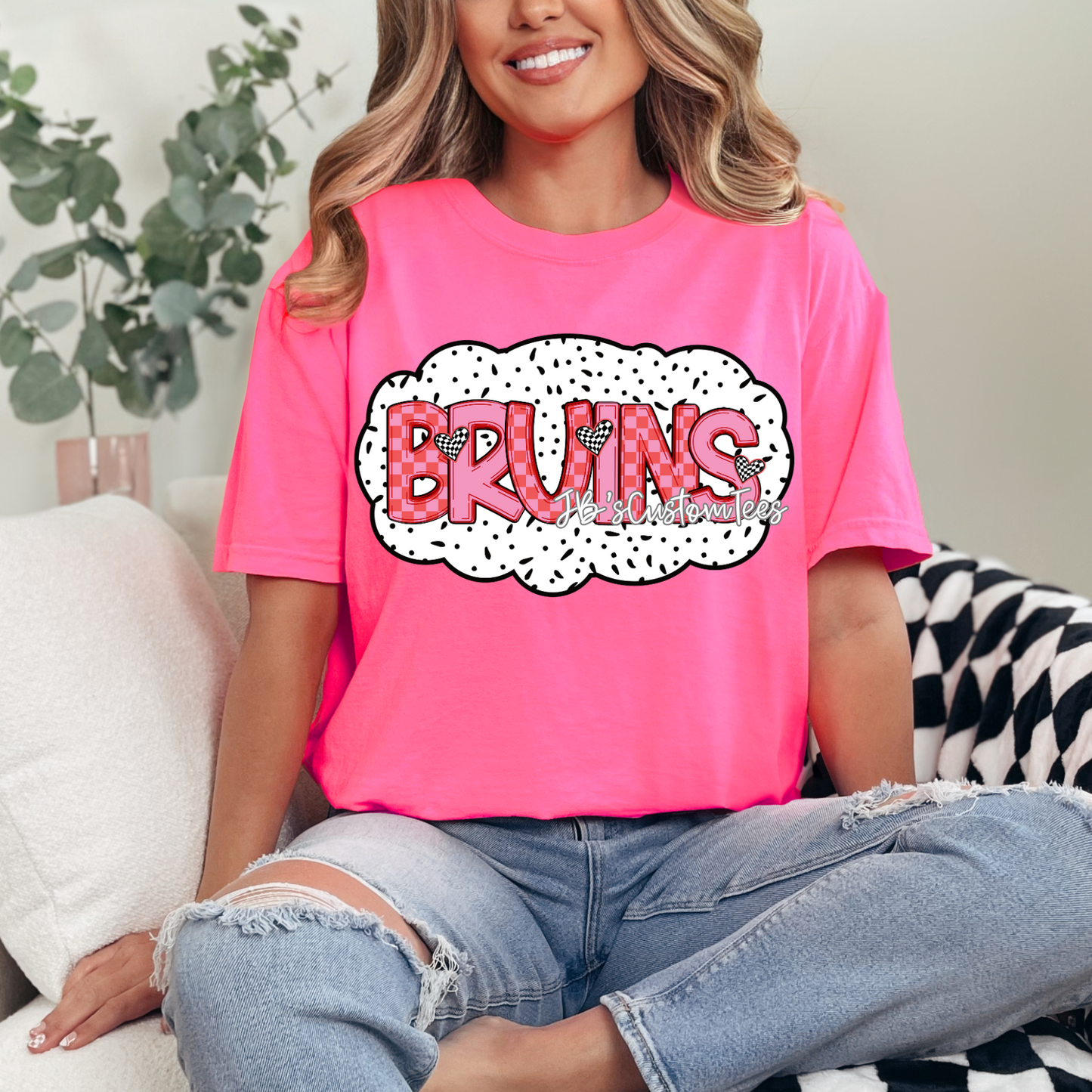 Bruins Checkered Valentine’s Day