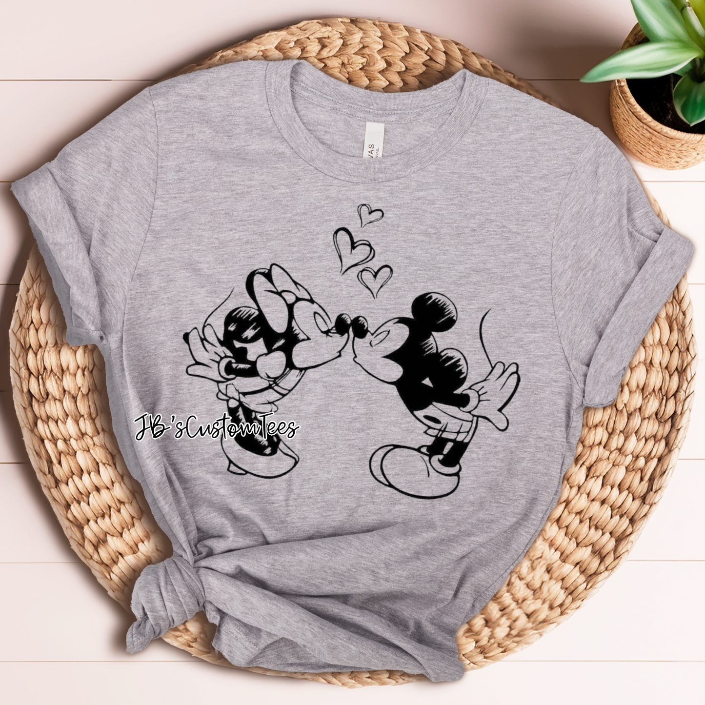 Mickey & Minnie Lovers Bella Tee