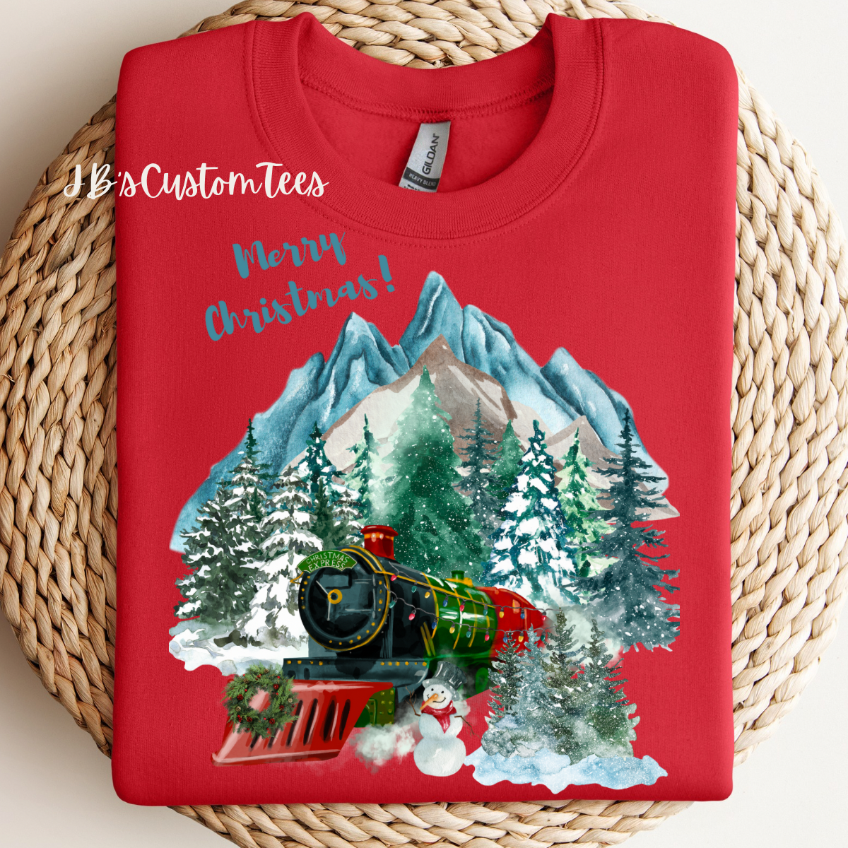 Christmas Train Sweatshirt