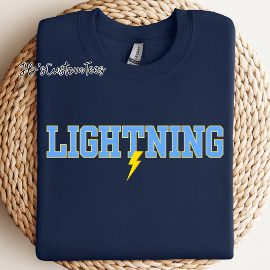 Custom Lightning Softball Tee