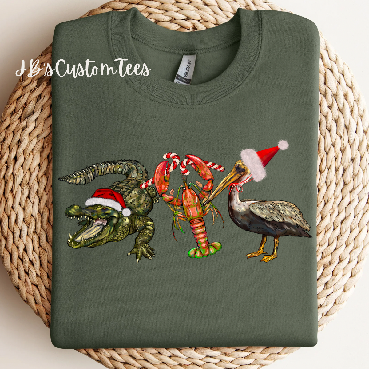 A Louisiana Christmas Sweatshirt