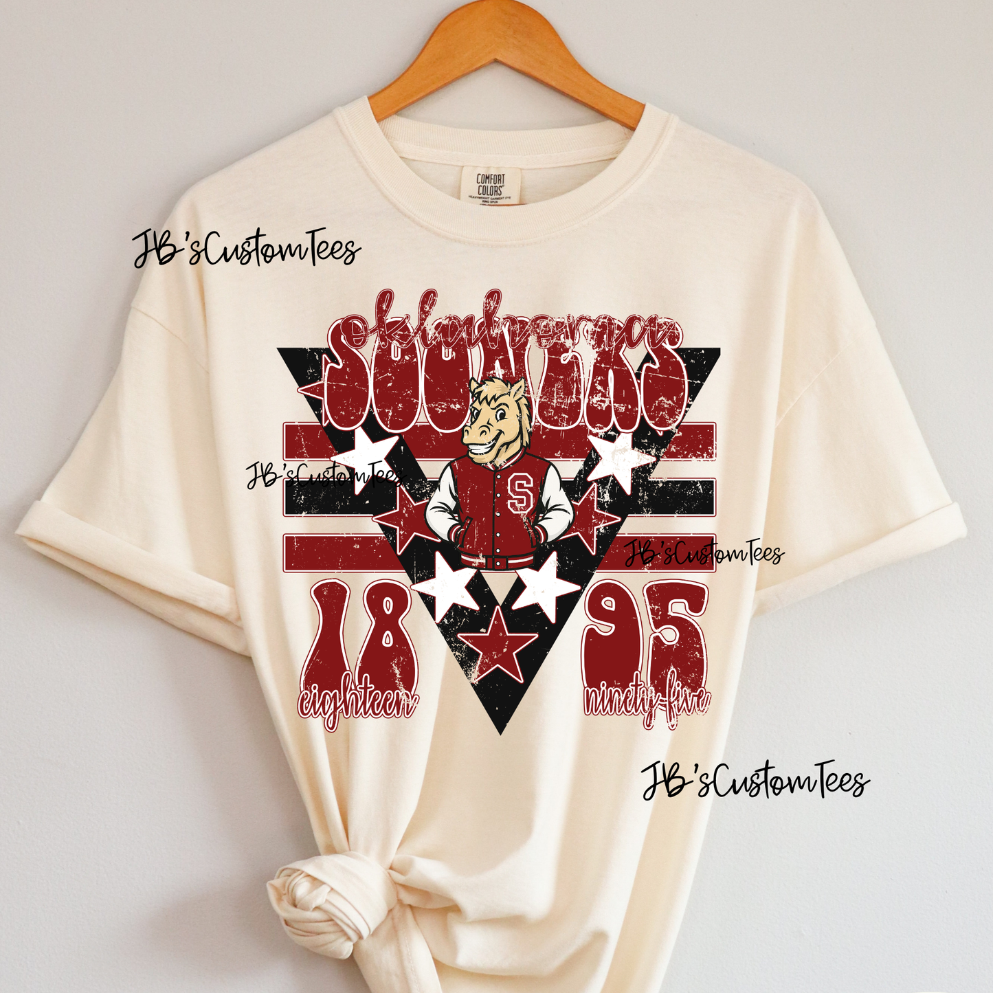 Retro Sooners with Stars