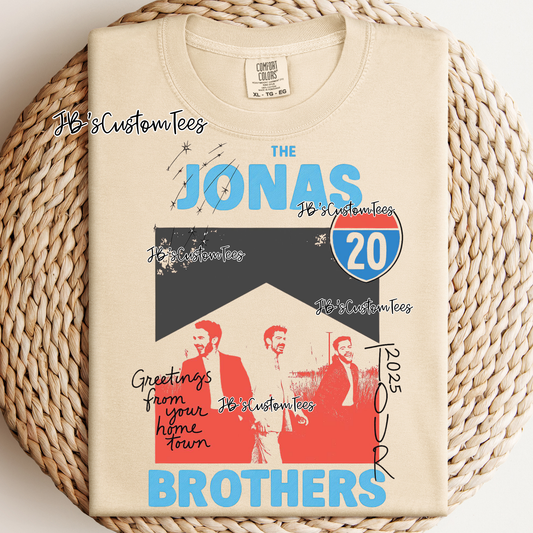Jonas Brothers Concert Tee 2025