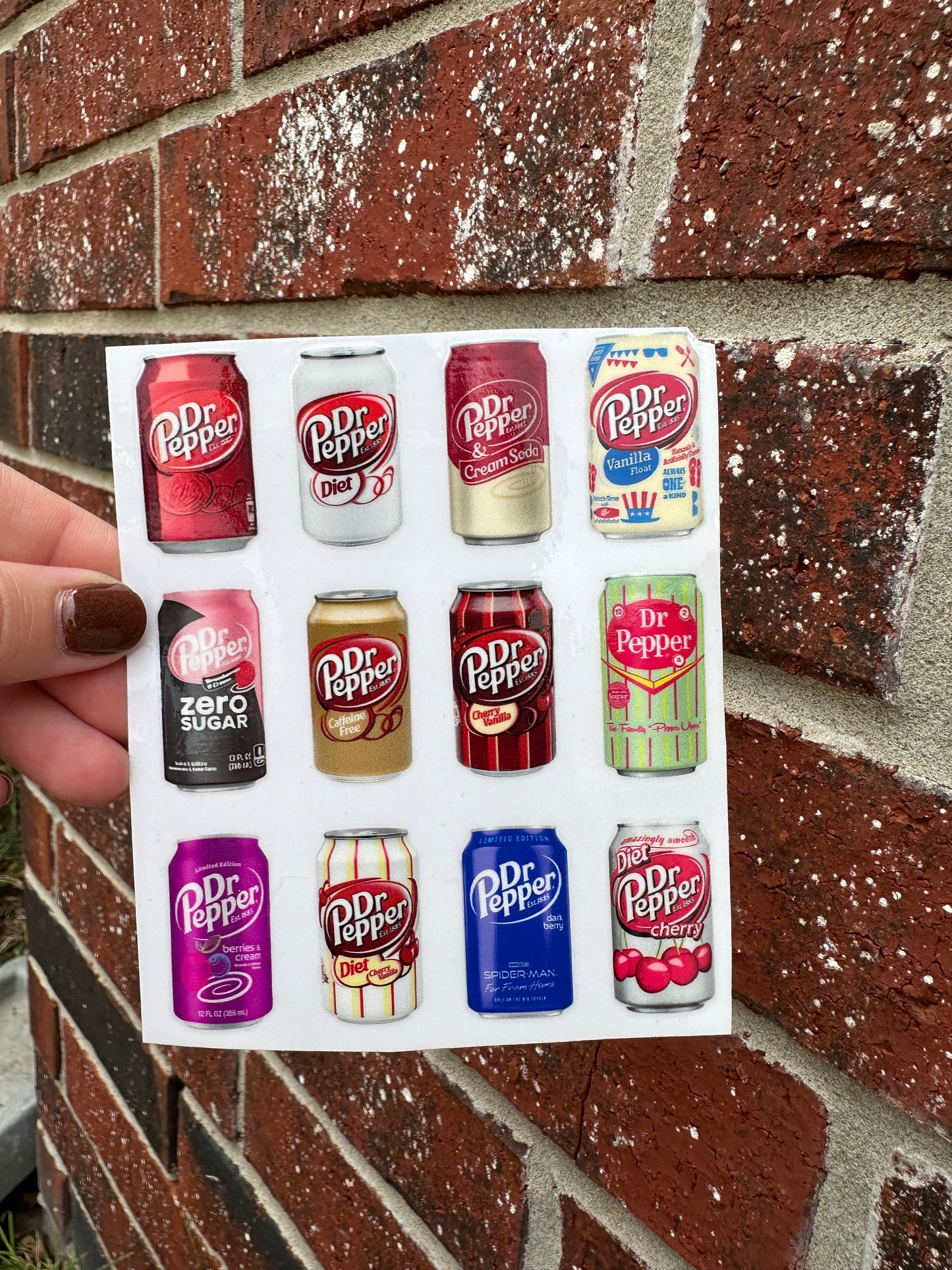 Dr. Pepper Decal