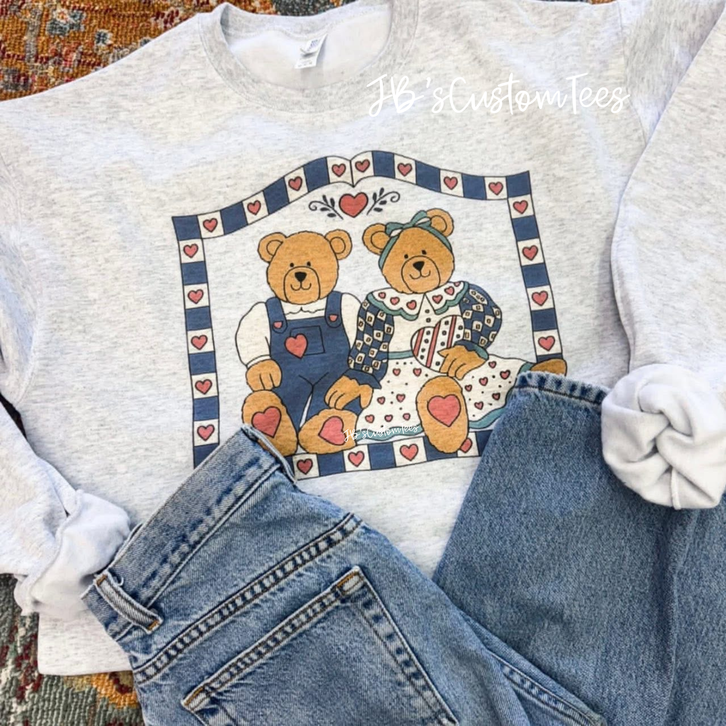 Thrifted Vibes Ash Grey Sweatshirt