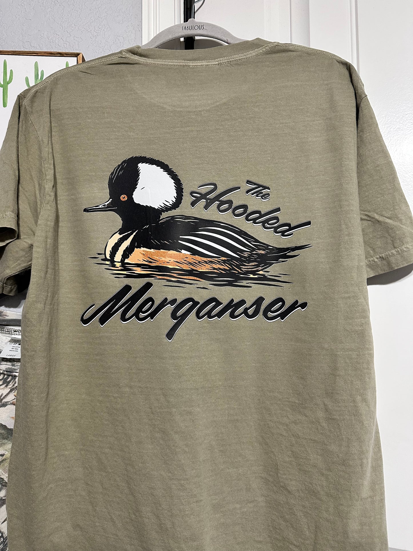 The Hooded Merganser Pocket Men’s Tee