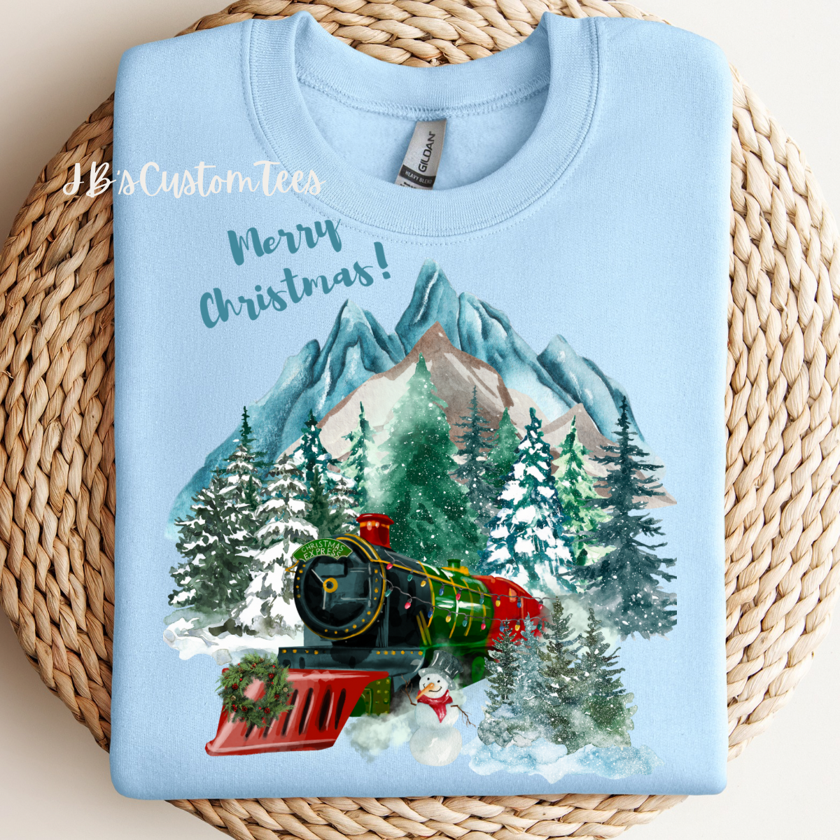 Christmas Train Sweatshirt