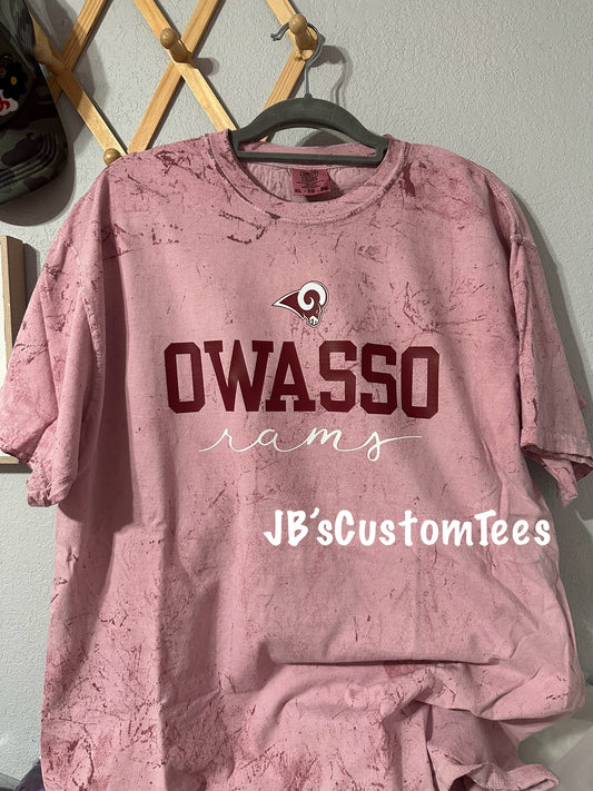 Owasso Rams Comfort Colors Tee