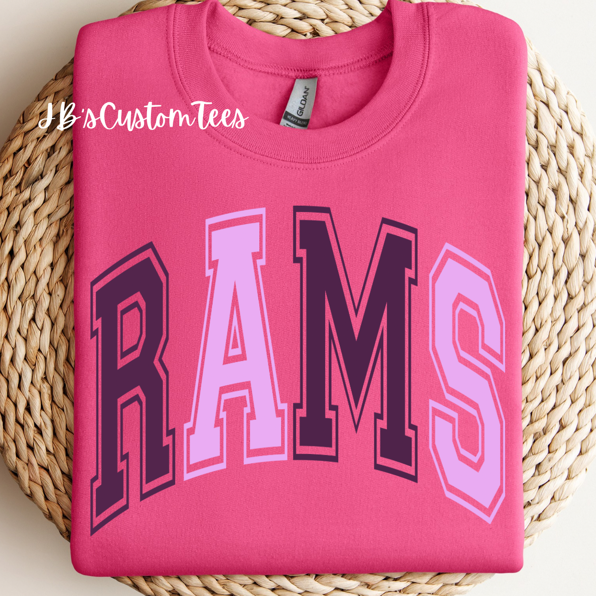 Heliconia Pink Rams Tee/Sweatshirt