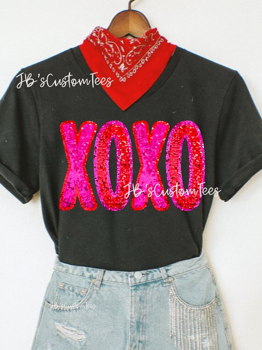 (Fake) Sequin XOXO