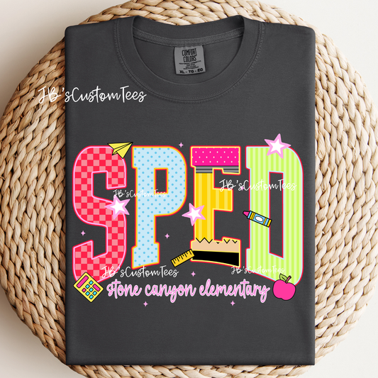 SPED stone canyon elem.