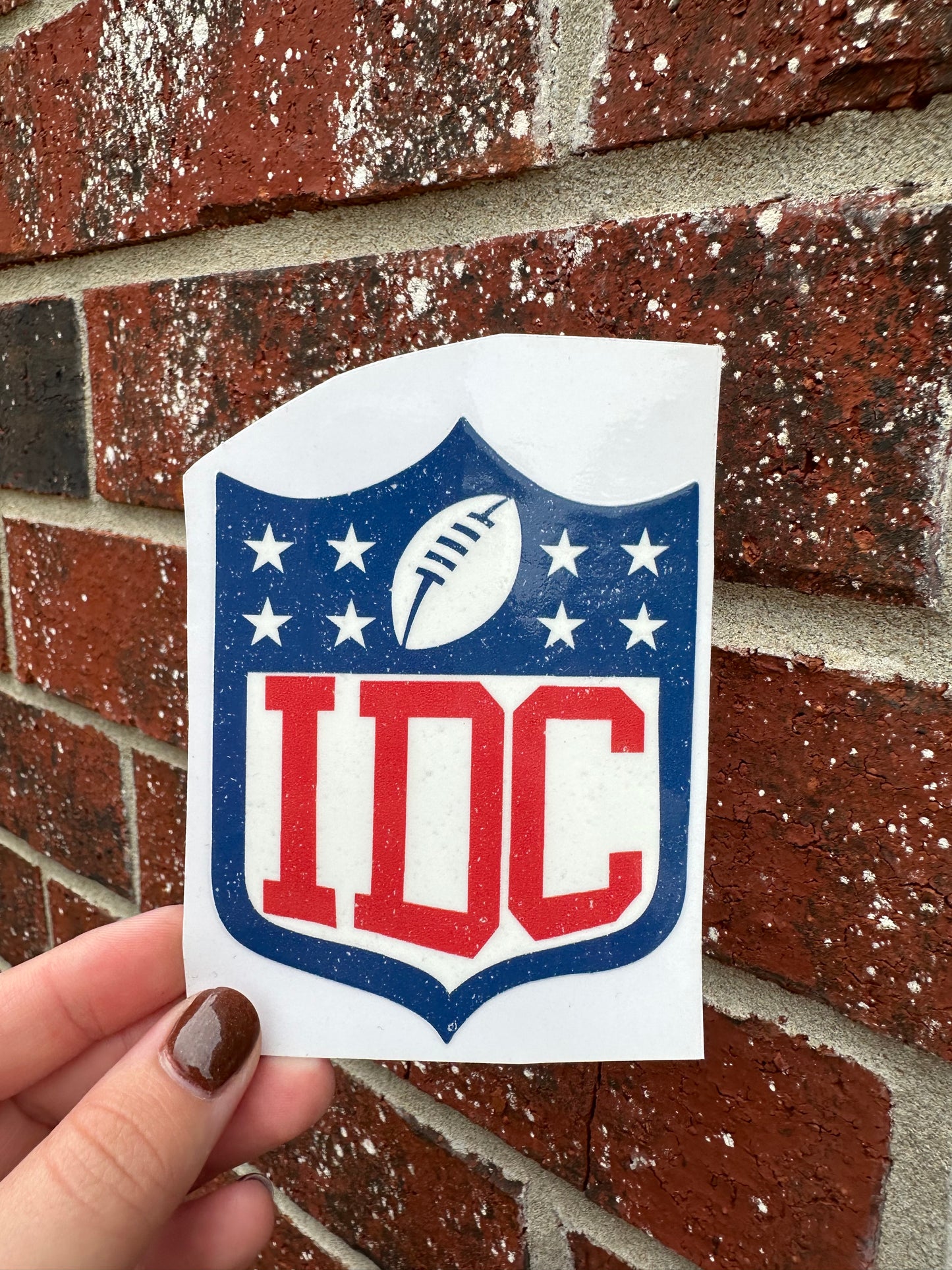 IDC Football Decal