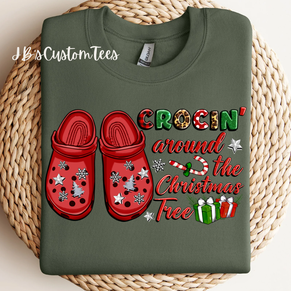 Crocin’ Around The Christmas Tree Sweatshirt