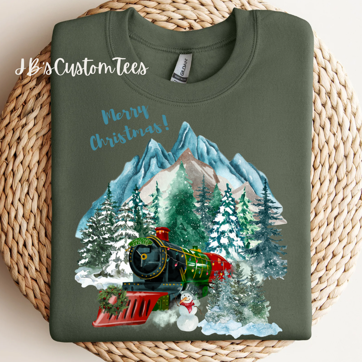 Christmas Train Sweatshirt