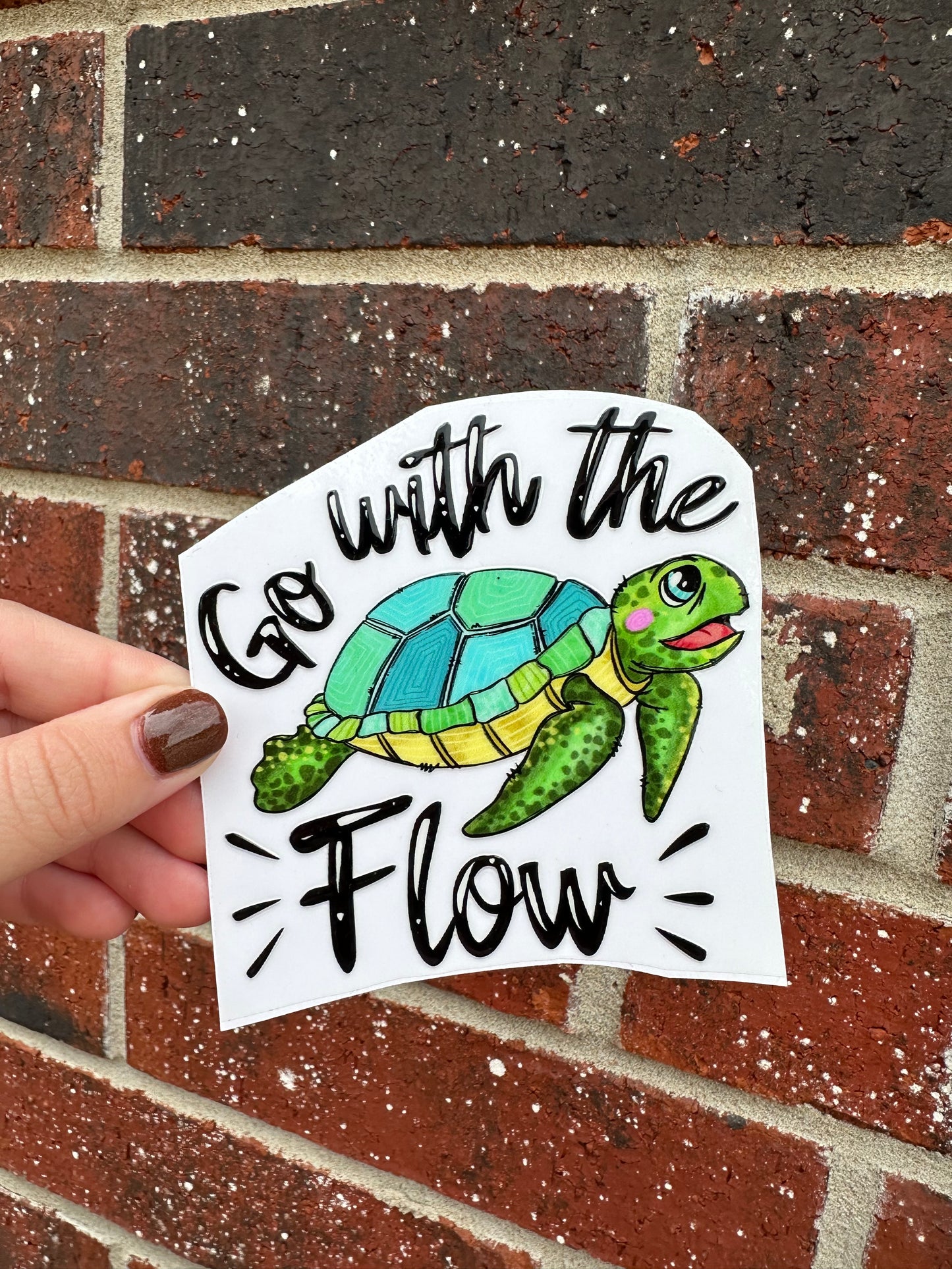 Go With The Flow Decal