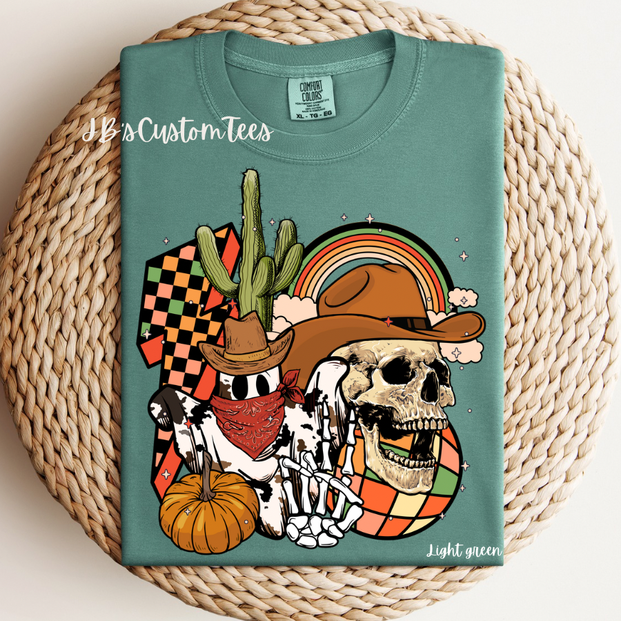 Cool Western Skelly CC Tee