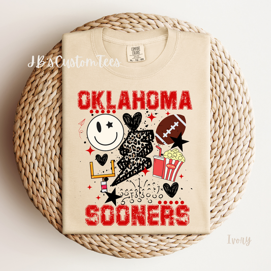 OK Sooners Comfort Colors Tee