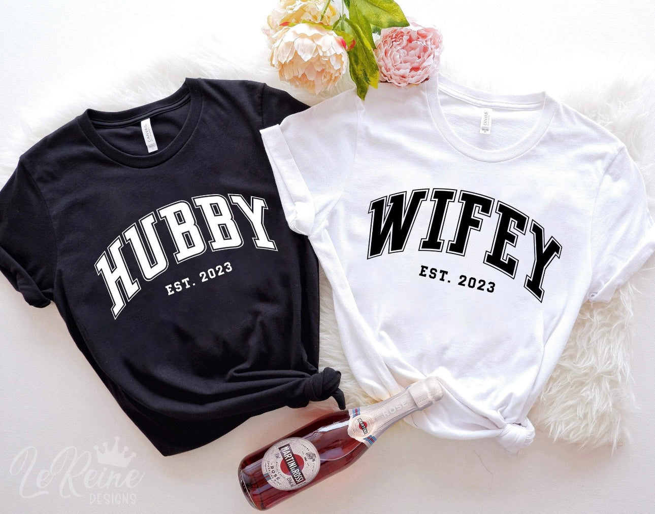 Custom Hubby & Wifey Tees!