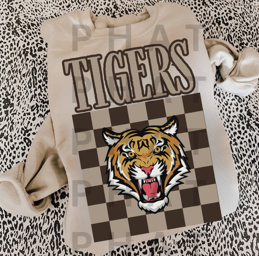Brown Checkered Tigers