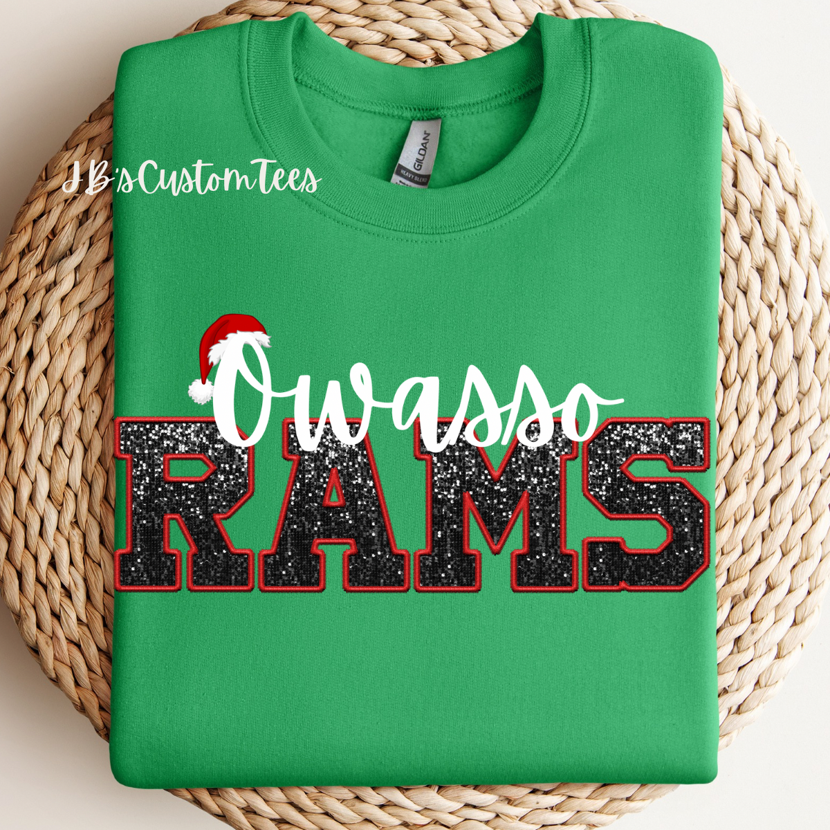 Owasso Rams Christmas Sweatshirt