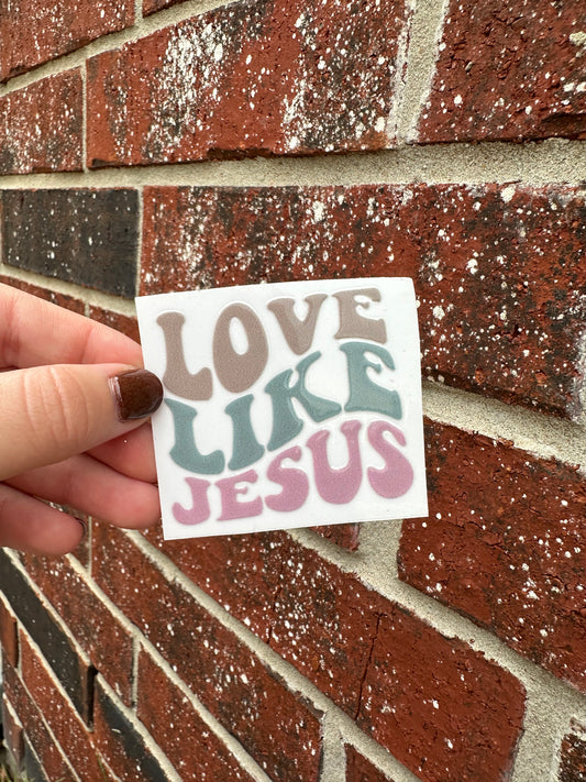 Love Like Jesus Decal