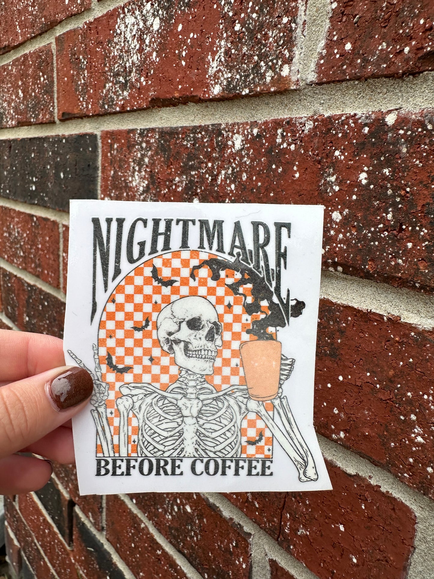 Nightmare Before Coffee Decal