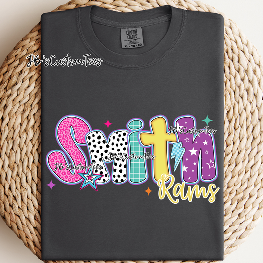 Smith - Preppy Doodle School Spirit Tee