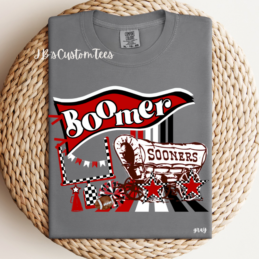 Retro Sooners & Cowboys CC Tee