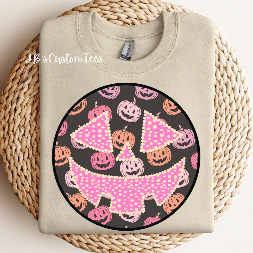 Cute Pumpkin Smiley Sweatshirt