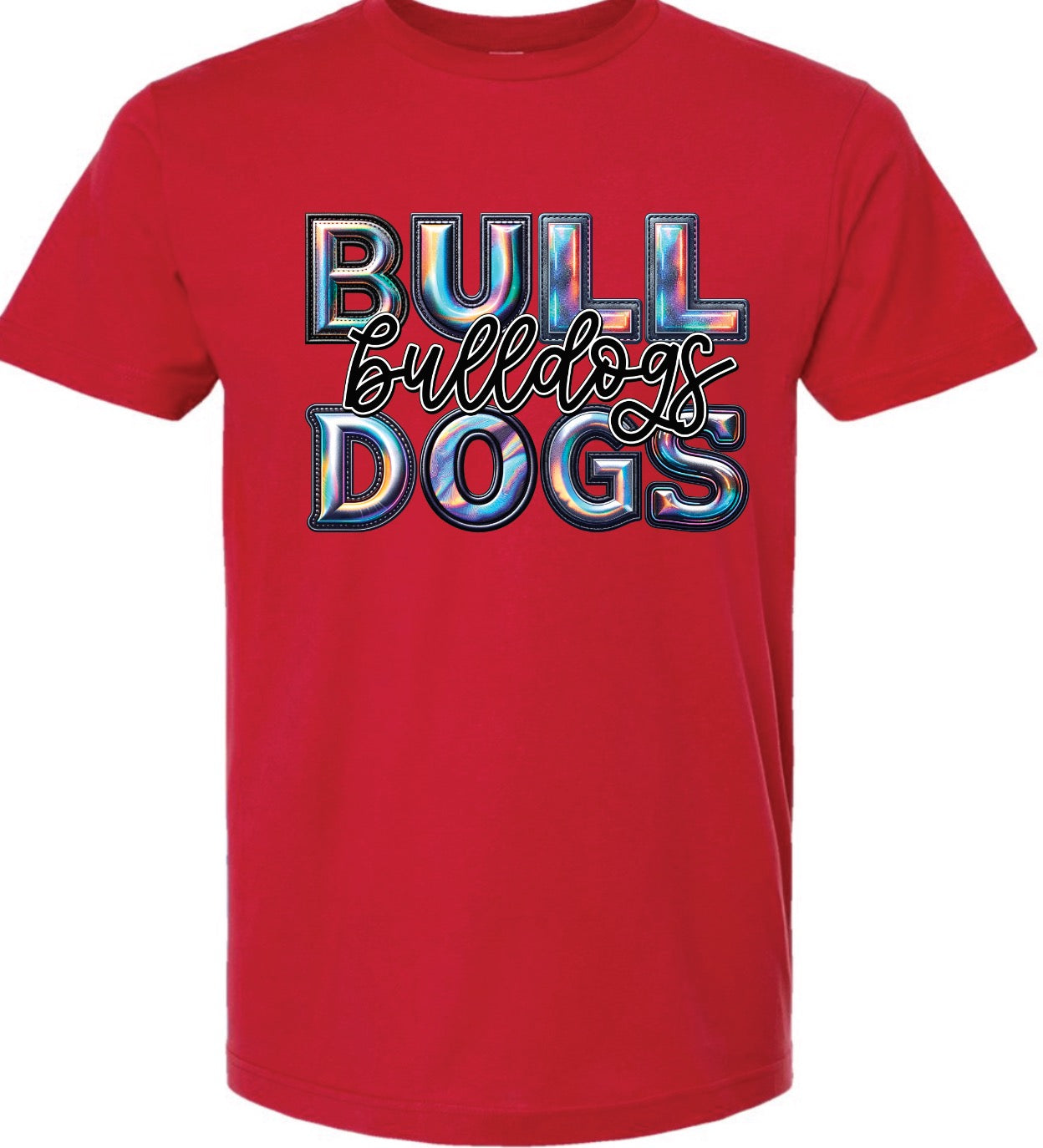 Bubble Iridescent Bulldogs Tee/Sweatshirt