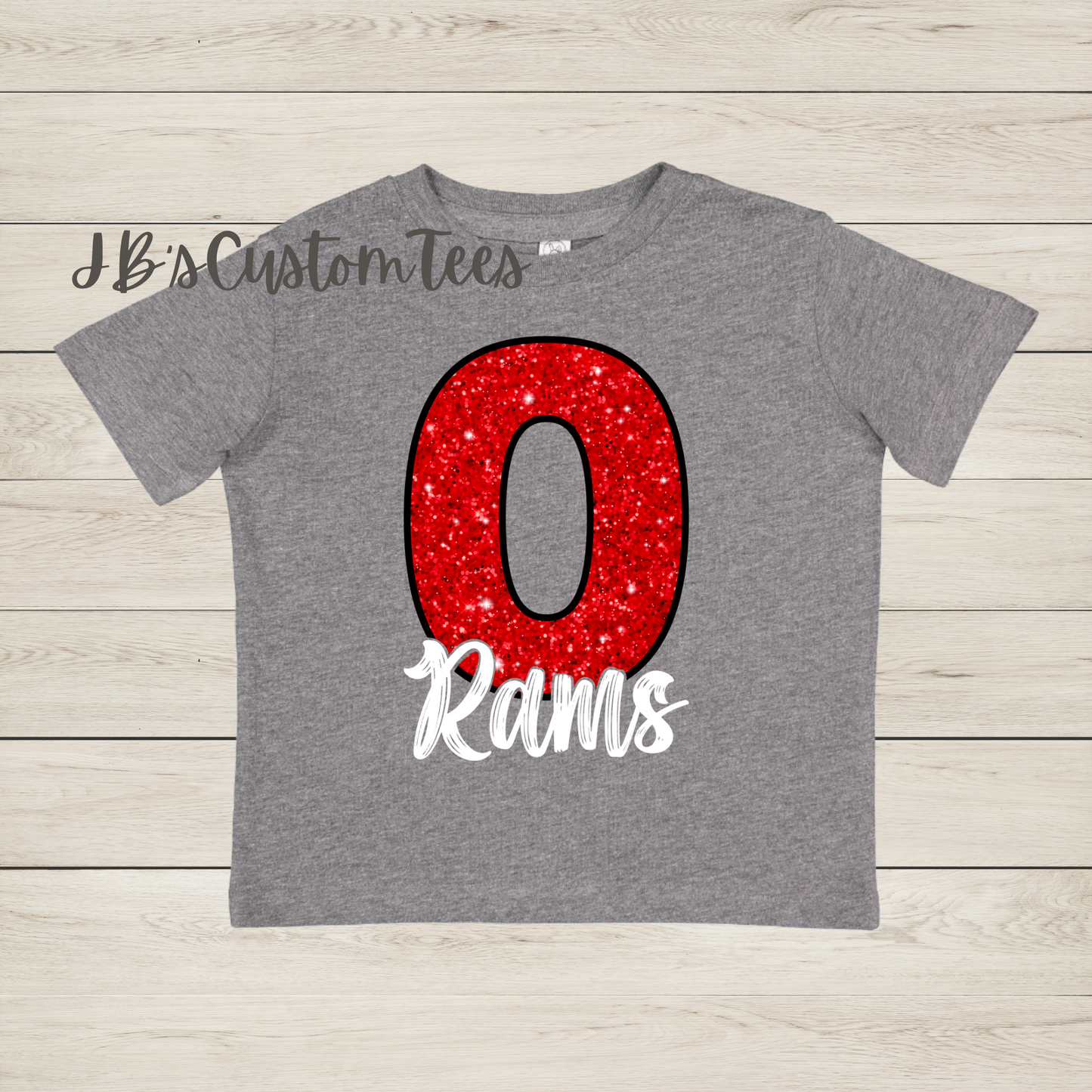 Owasso Rams Grey Toddler Tee - Rabbit Skins