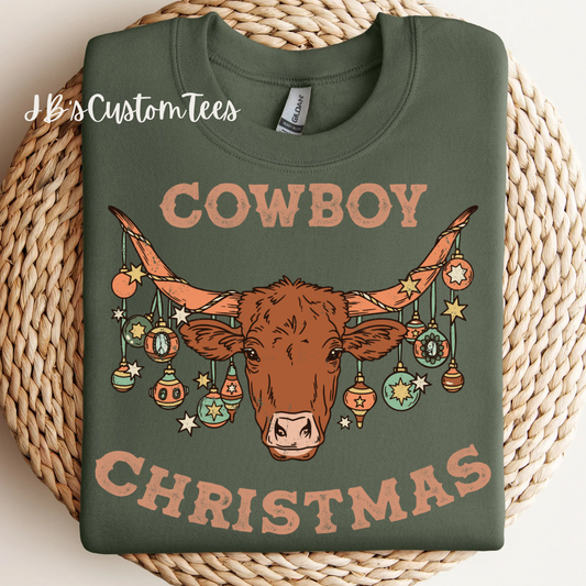 Cowboy Christmas Sweatshirt