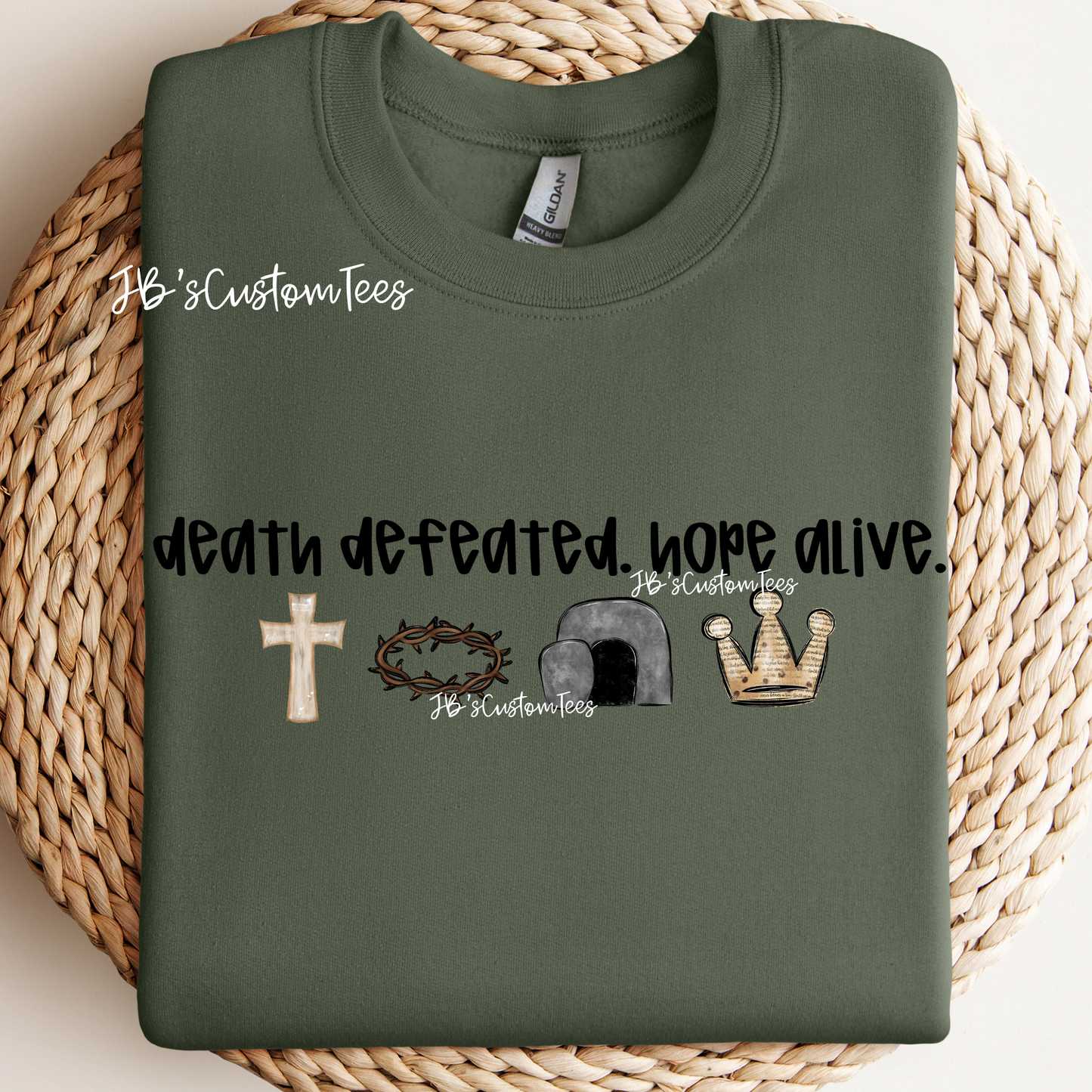 Death defeated. Hope alive.