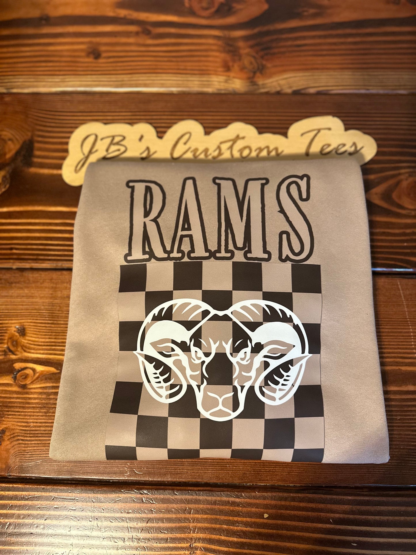 Brown Checkered Rams