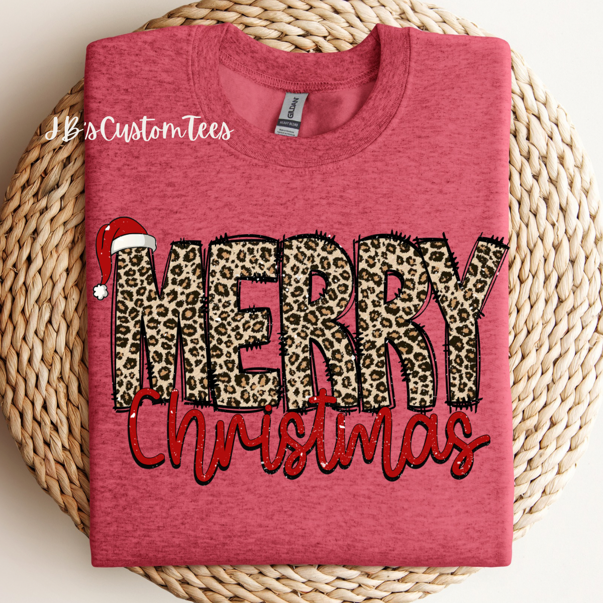 Leopard Merry Christmas Sweatshirt