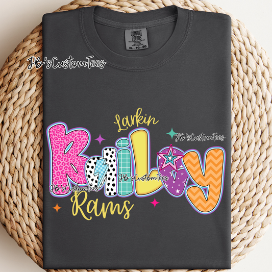 Larkin Bailey - Preppy Doodle School Spirit Tee