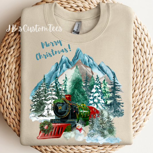 Christmas Train Sweatshirt