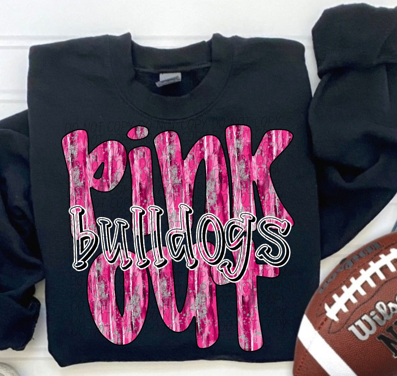 Pink Out Cardinals-Rams-Bulldogs Youth Sweatshirt