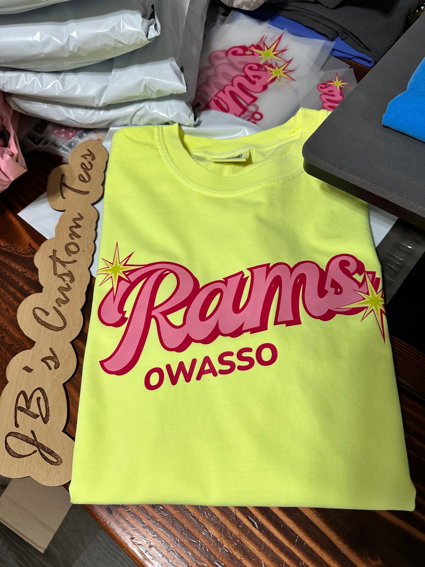 Neon Sparkle Rams