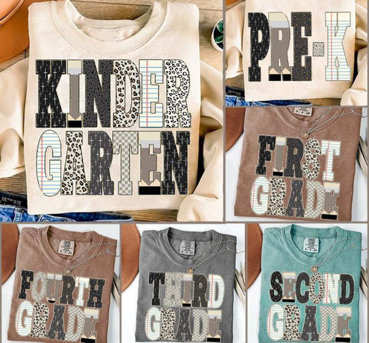 Boho Neutral Teacher CC Tee