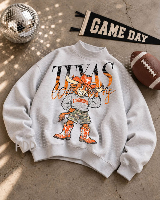 Texas Longhorns Scribble Design