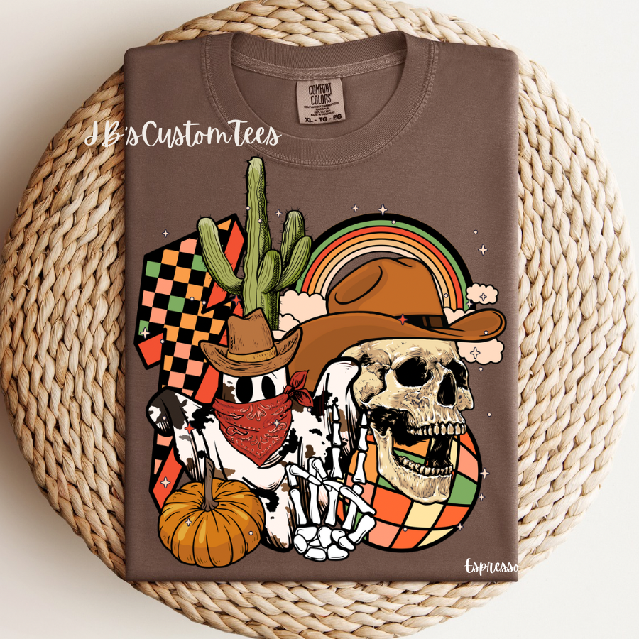 Cool Western Skelly CC Tee