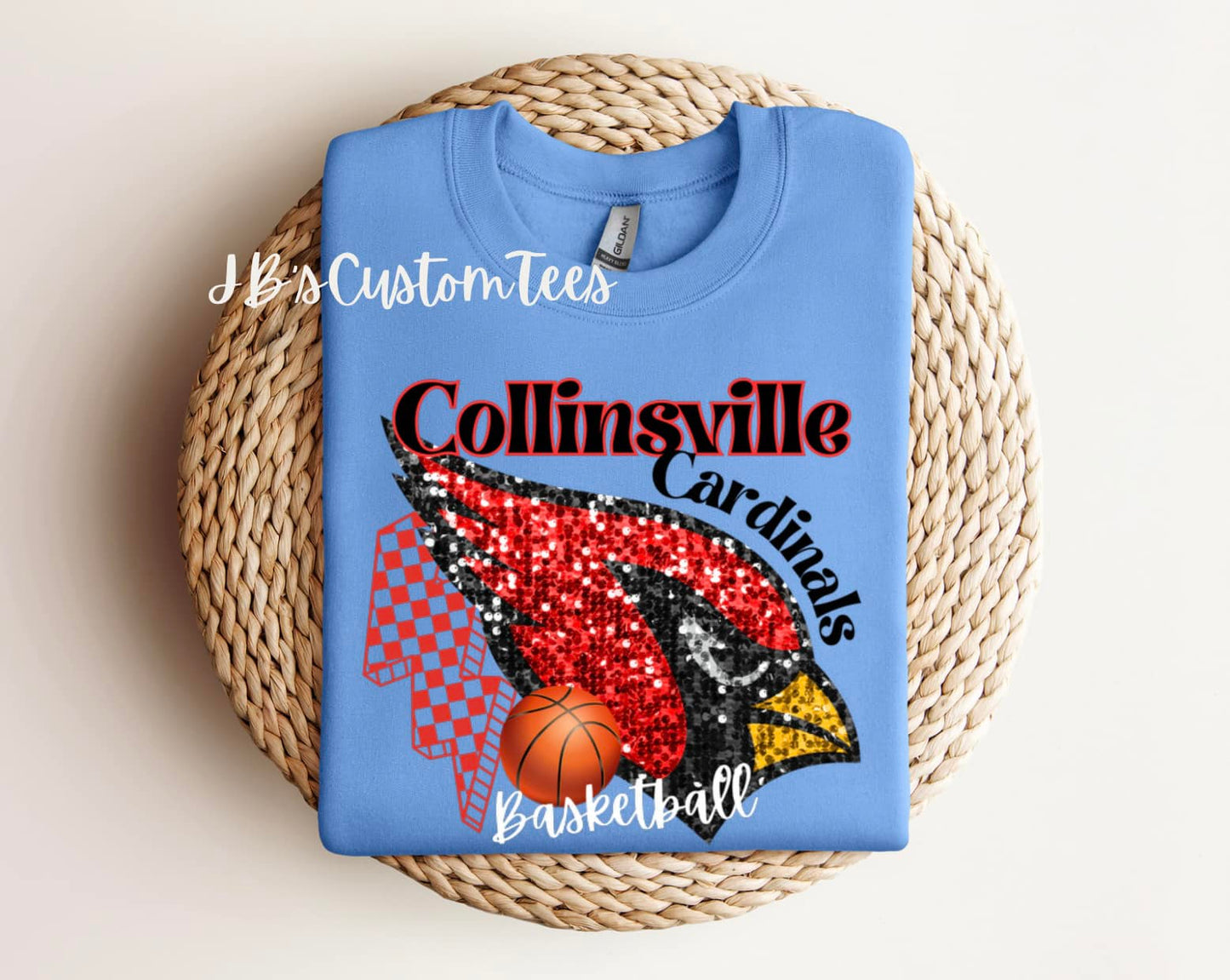 Collinsville Cardinals Gildan Crewnecks