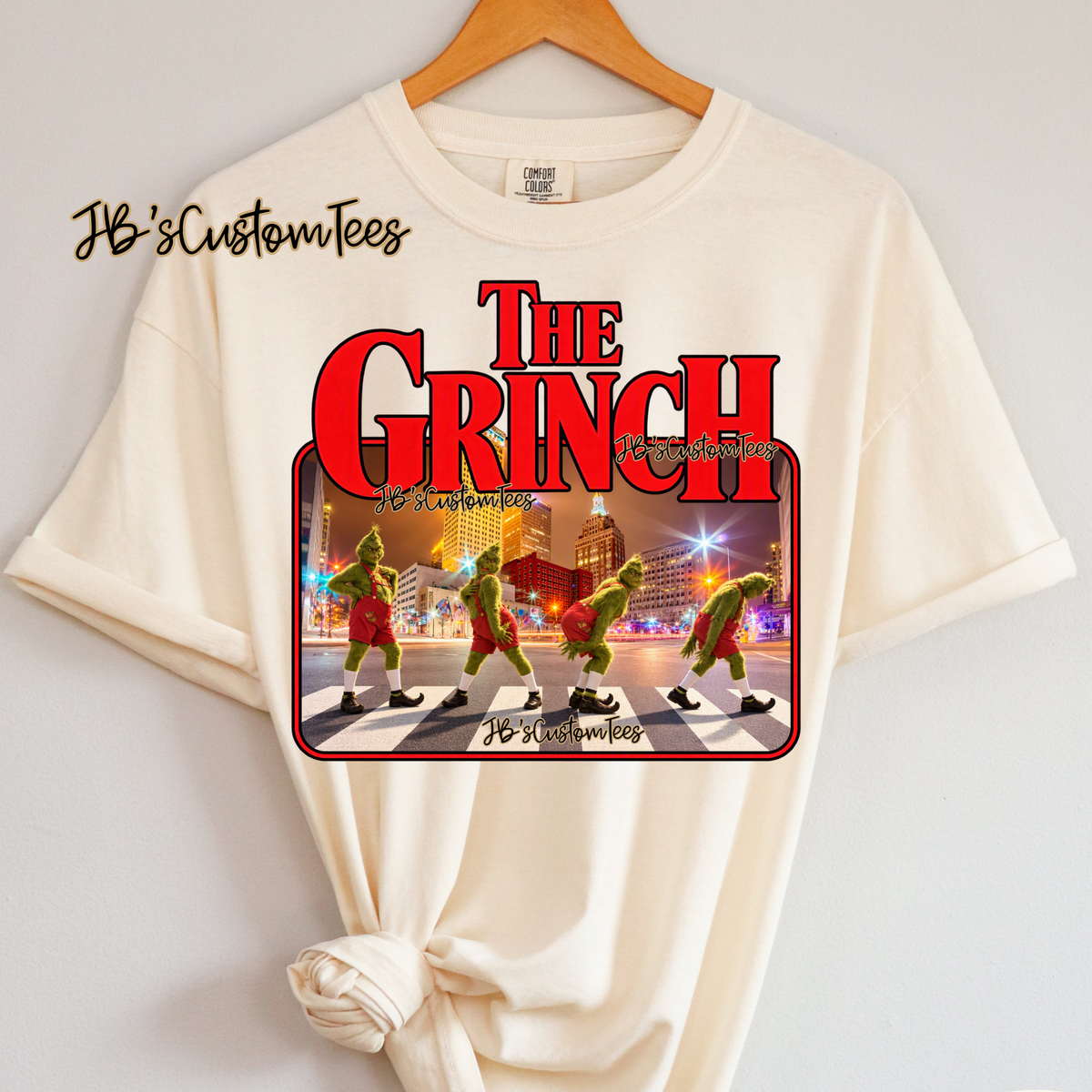 The Grinch takes over downtown Tulsa! - Night Time