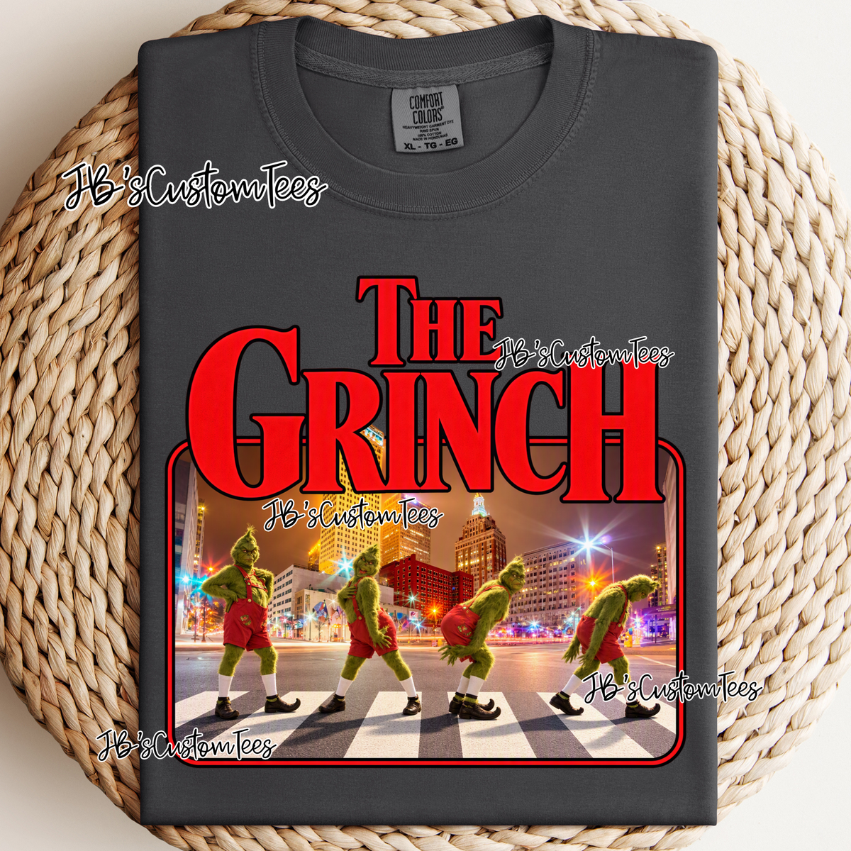 The Grinch takes over downtown Tulsa! - Night Time