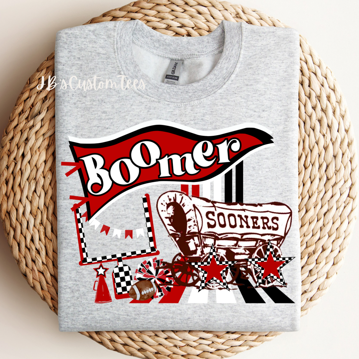 Retro Sooners & Cowboys Sweatshirt